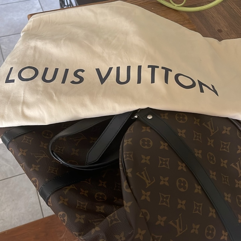 Authentic Louis Vuitton Macassar Keepall 55 - Picture 15 of 15